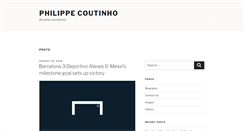 Desktop Screenshot of philippecoutinho.info